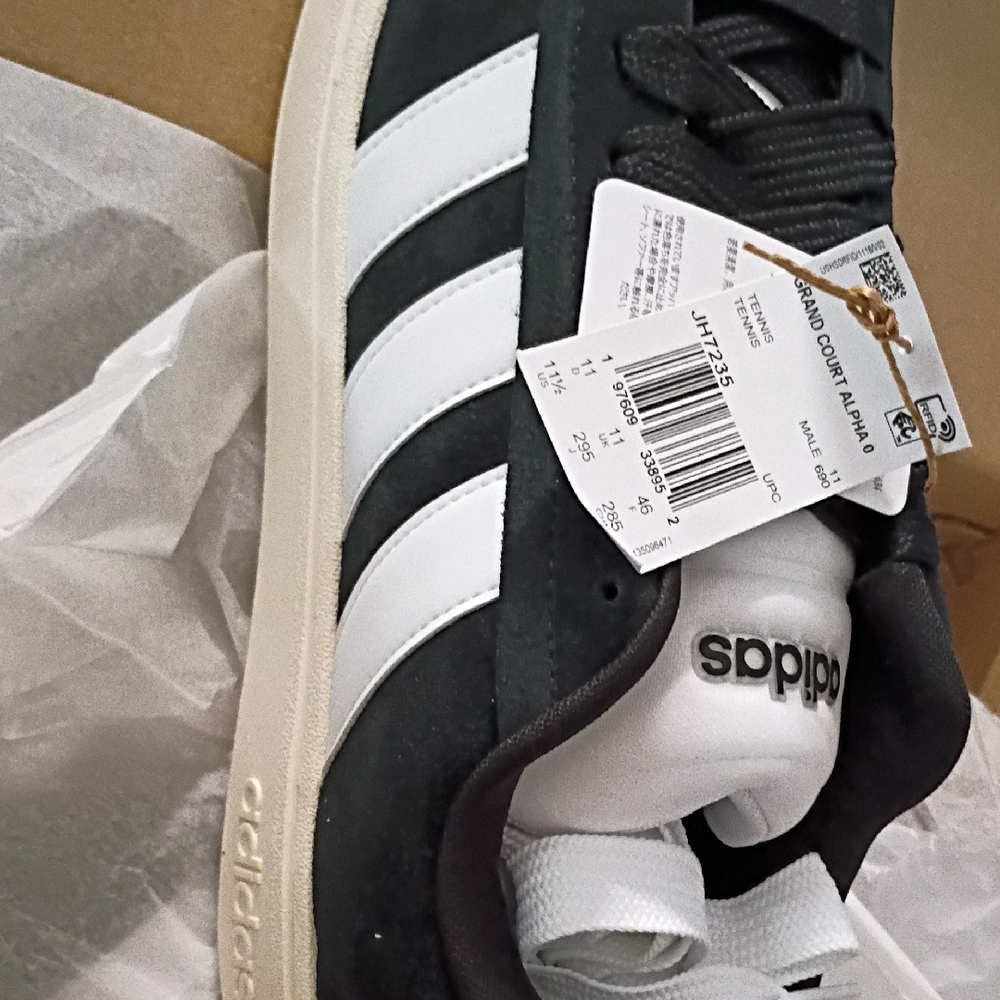 Adidas Classic Black and White Grand Court
